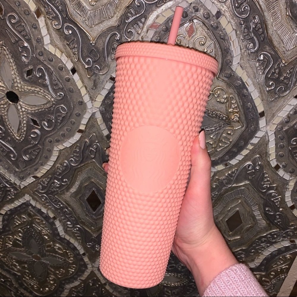 Starbucks | Matte Pink Studded Tumbler Cup